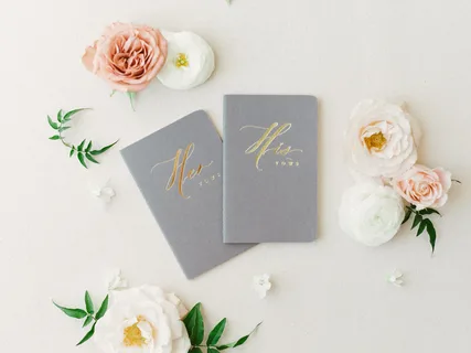minimalist wedding card